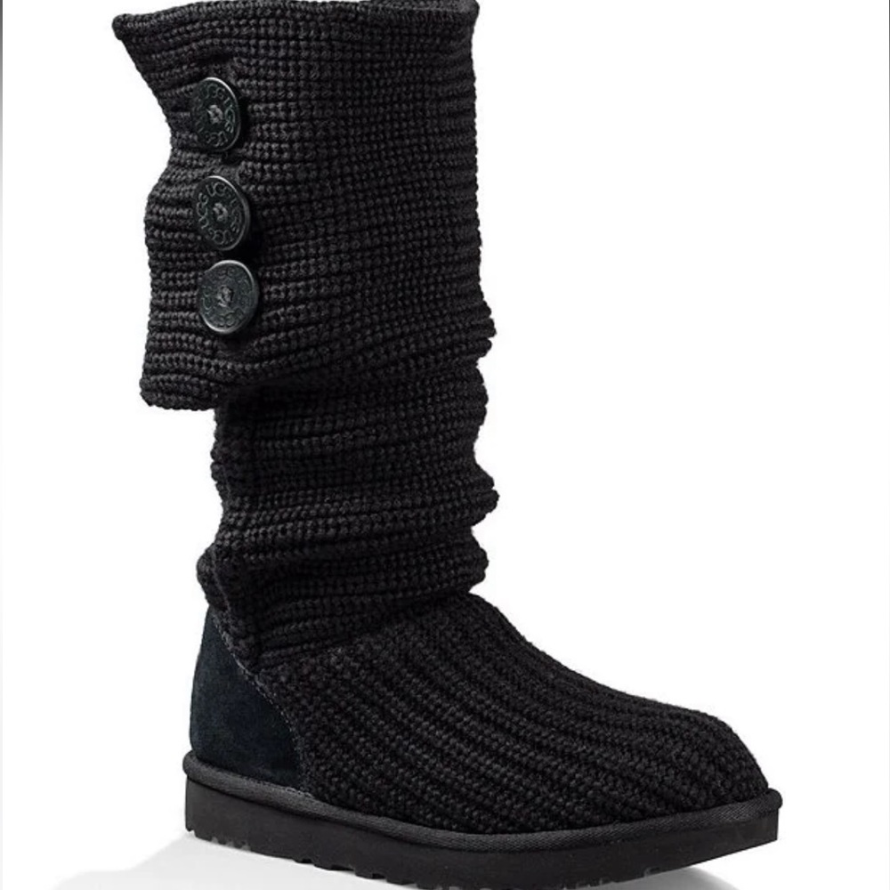 Ugg classic Cardy button detailed knit boots